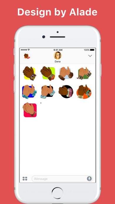 Blinging Hands stickers for iMessage screenshot 2