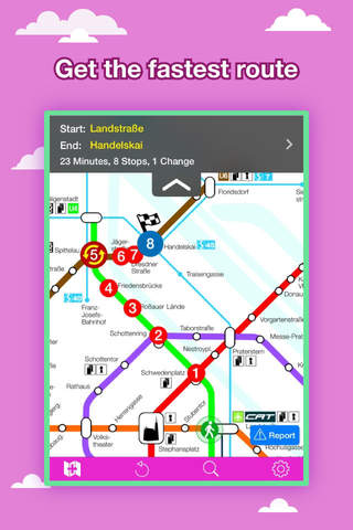 Vienna Transport Map - U-Bahn Map & Route Planner screenshot 2