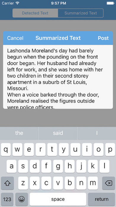 Text Scan from Photo to Summary screenshot 3