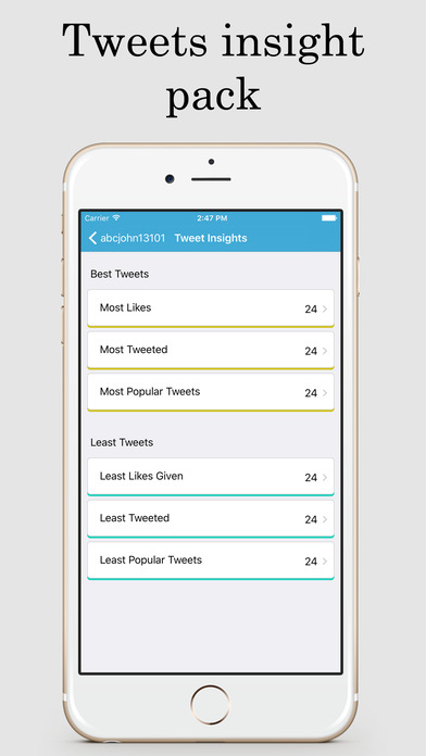 TwitStats – Tracker and Insights Tool for Twitter screenshot 3