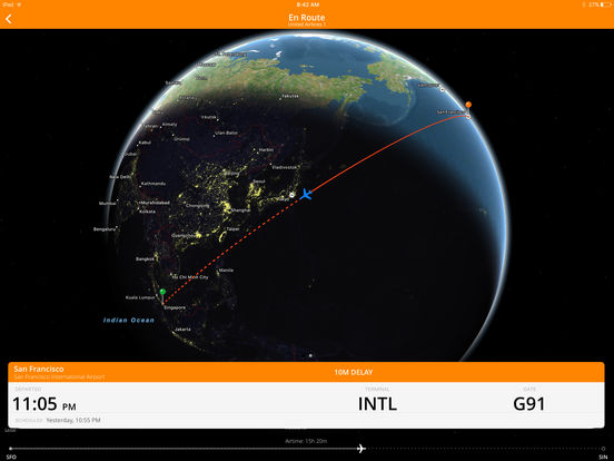 united airlines flight status live map