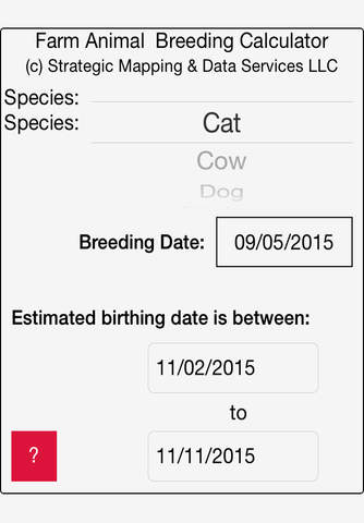 Farm Animal Breeding Calculator screenshot 2
