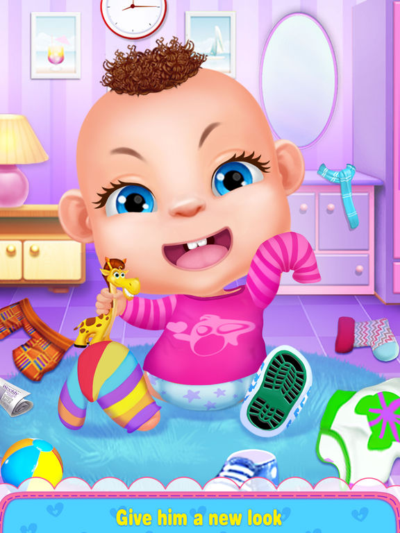 Скачать Baby Care Story - Newborn Salon, Food and Dressup Games for Kids