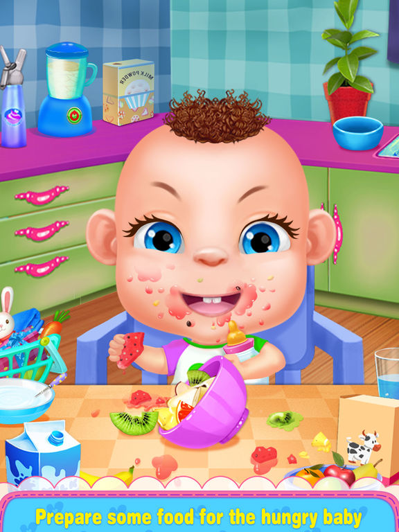 Скачать игру Baby Care Story - Newborn Salon, Food and Dressup Games for Kids