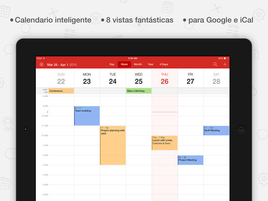 Captura de pantalla del iPad 1
