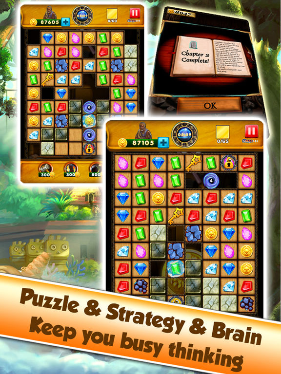 Super Jewels 3 : Magic Match 3 Quest Gamescreeshot 3