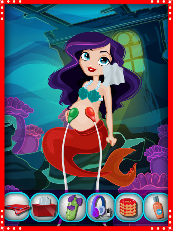 Mommy's Little Mermaid New Baby Salon Story - My Newborn Care Spa Hospital Doctor Games for Girls & Kidsscreeshot 3