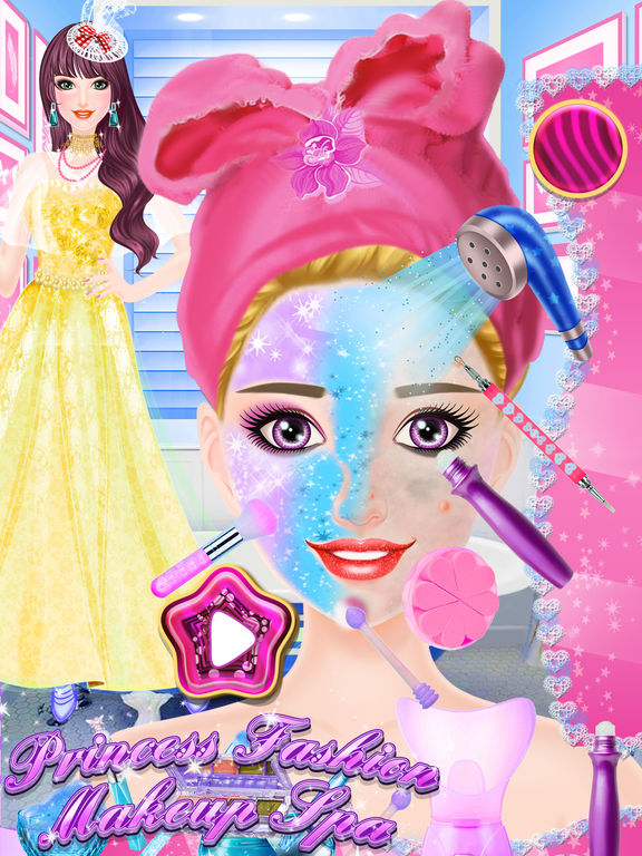 Принцесса моды макияж Spa для iPad