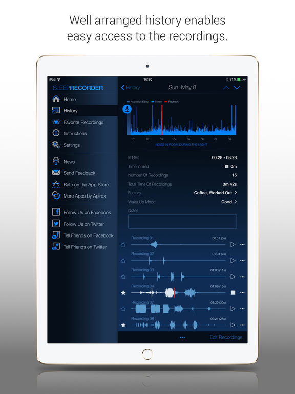 Sleep Talk & Snoring Recorder screenshot 7