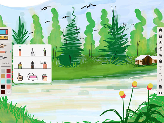 Screenshots of Drawing Desk - Draw, Paint, Doodle & Sketch board for iPad