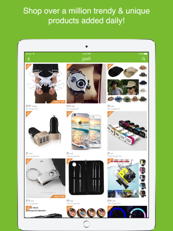 Geek Smarter Shopping appPicker