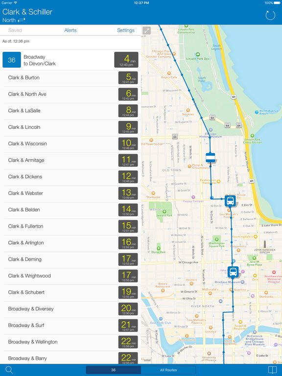 transit chicago bus tracker