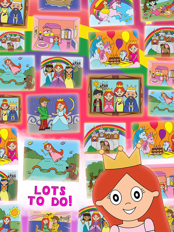 Princess Fairy Tale Coloring Wonderland for Kids and Family Preschool Ultimate Edition screenshot 7