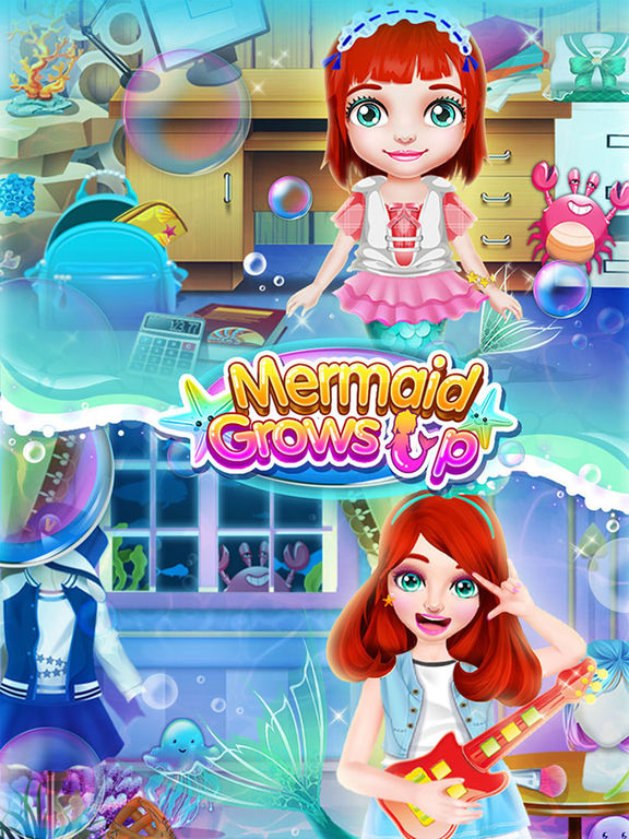 Mermaid Grows Up - Makeover, Dressup & SPA Games FREEscreeshot 3