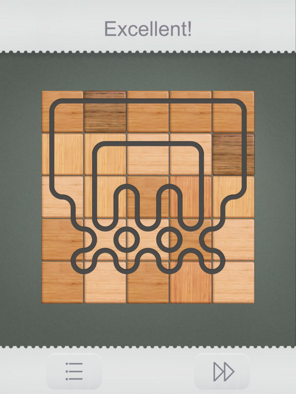 Connect it! Wooden puzzle на iPad