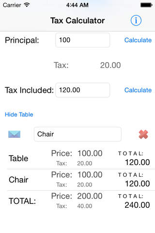 Tax Calculate screenshot 2