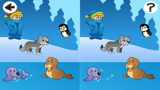 【免費遊戲App】A Winter Game for Children: Learn and Play with Animals of the Far North-APP點子