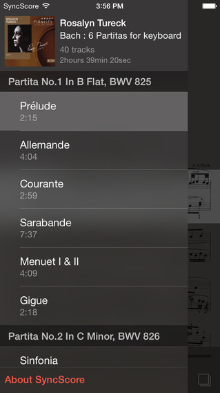 【免費音樂App】Bach Partitas - SyncScore-APP點子