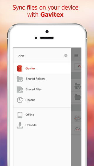 【免費生產應用App】Gavitex for iPhone – Easy Cloud Disk to Store, Sync and Share Your Files-APP點子