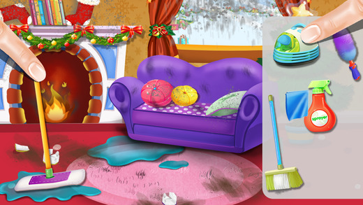 Christmas Princess Party Helper - Kids Fun Games