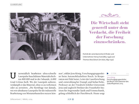 Wirtschaft & Wissenschaft – Das Magazin des Stifterverbandes screenshot 3