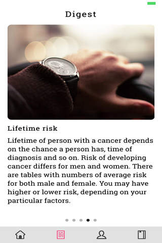 Cancer Disease - Health Alarm screenshot 2