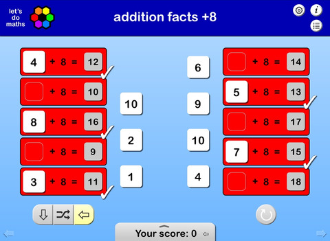 Number Bonds and Addition Facts to 20 screenshot 2