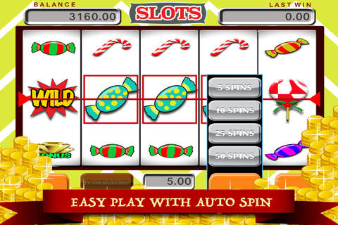 `` Amazing 777 Candy Fantasy Party Slots `` Pro - Spin to Win the Jackpot!! screenshot 3