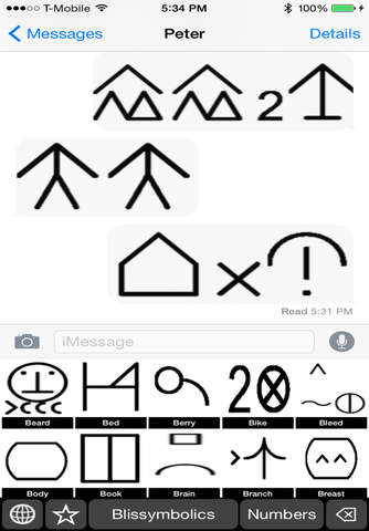 Blissymbolics Keyboard Icon for iMessage and text: Chat in Your Own Language screenshot 4