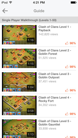 【免費書籍App】Video Guide for Clash of Clans-APP點子