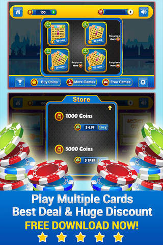 BINGO CASH BLITZ - Play Online Casino and Gambling Card Game for FREE ! screenshot 3