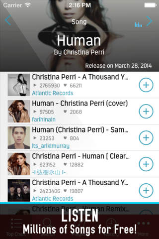 Music 360: free music player, listen by streaming screenshot 3