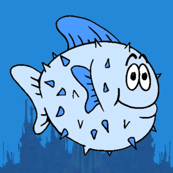 Blue Fish - The Adventure of a Tiny Porcupine Fish LOGO-APP點子