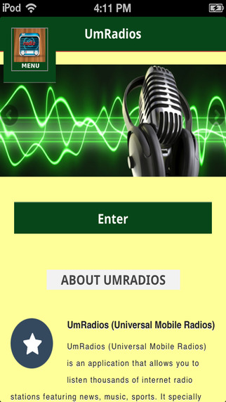 UmRadios - internet radio channels