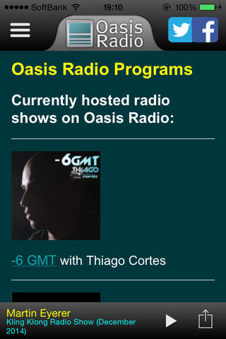 OasisRadio screenshot 3