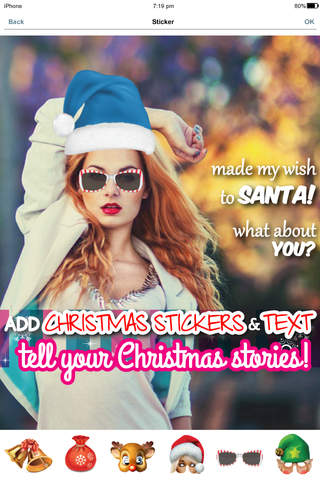 Santafy Yourself - Make Me Santa Claus HD Photo Booth & Generator for Simple Meme screenshot 2