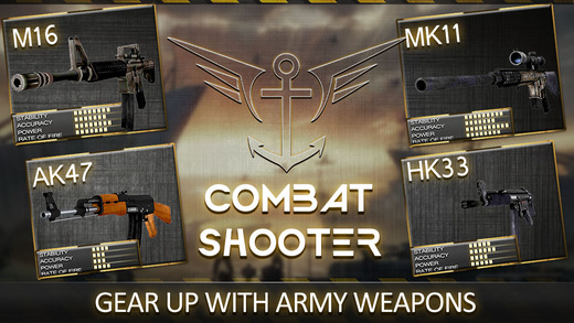 【免費遊戲App】Combat Shooter 3D - Army Commando in Deadly Mission Contract to Encounter & Kill Terrorists-APP點子