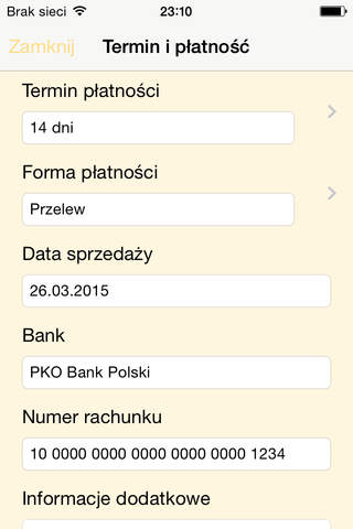 Polska Faktura screenshot 4