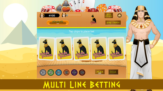 【免費遊戲App】Video Poker PRO - Pharaohs Gold-APP點子