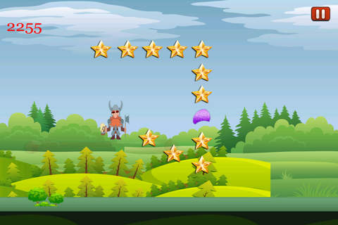 Crazy Cute Vikings - A Tiny Northern Warrior Jumping Game LX screenshot 4