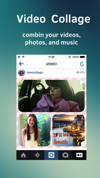 【免費旅遊App】Thunder Video Collage －  stitch video and pic together and post it to Insta-gram and face-book with more fast speed-APP點子