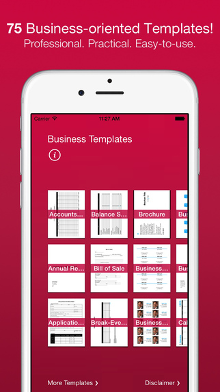 Business Templates for Pages and Numbers