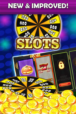 Amazing Halloween Slots HD - Big Win 777 Casino Machine Game screenshot 2