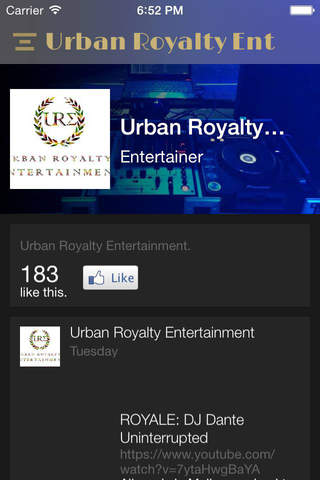 Urban Royalty Entertainment screenshot 2