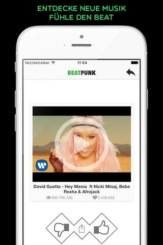 BeatPunk Music Player - Free Playlist Manager & Background Video Tube screenshot 2