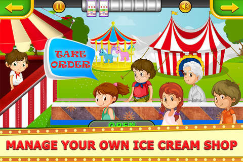 Crazy Carnival Court: Circus Ice-Cream Treats Factory PRO screenshot 2