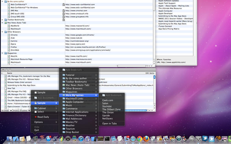 URL Manager Pro 5.8.5 Mac 破解版 浏览器标签管理工具