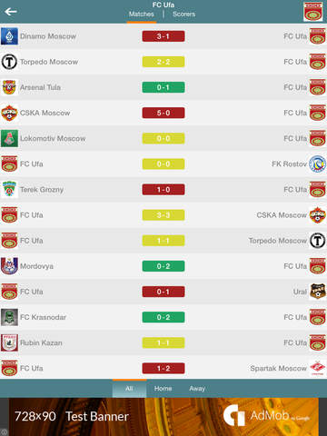 【免費運動App】Russia Premier League - live, fixtures, results, standings, statistics and history right now-APP點子