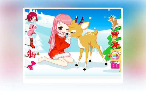 Christmas Girl Loves Reindeer screenshot 4