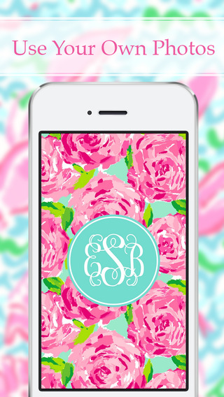 【免費生活App】Stencil - Monogram Wallpaper Backgrounds Fashion Skins Themes-APP點子